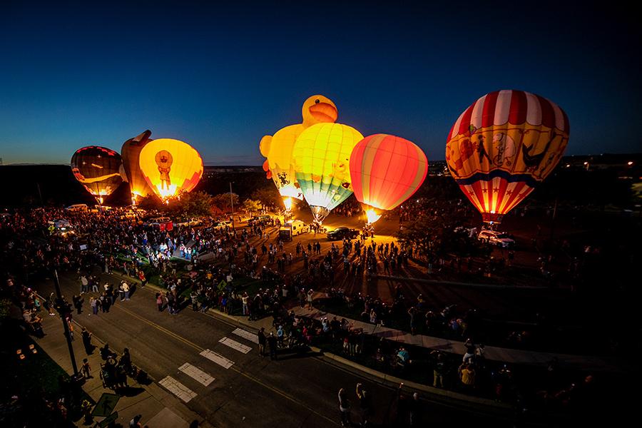 Balloon Glow at San Juan College